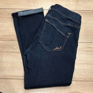 Express Dark Indigo Women's Ankle Jeans